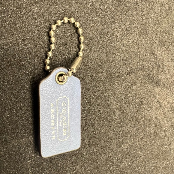 Authentic Coach Zipper Pull/Tag - Picture 1 of 5